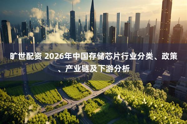 旷世配资 2026年中国存储芯片行业分类、政策、产业链及下游分析